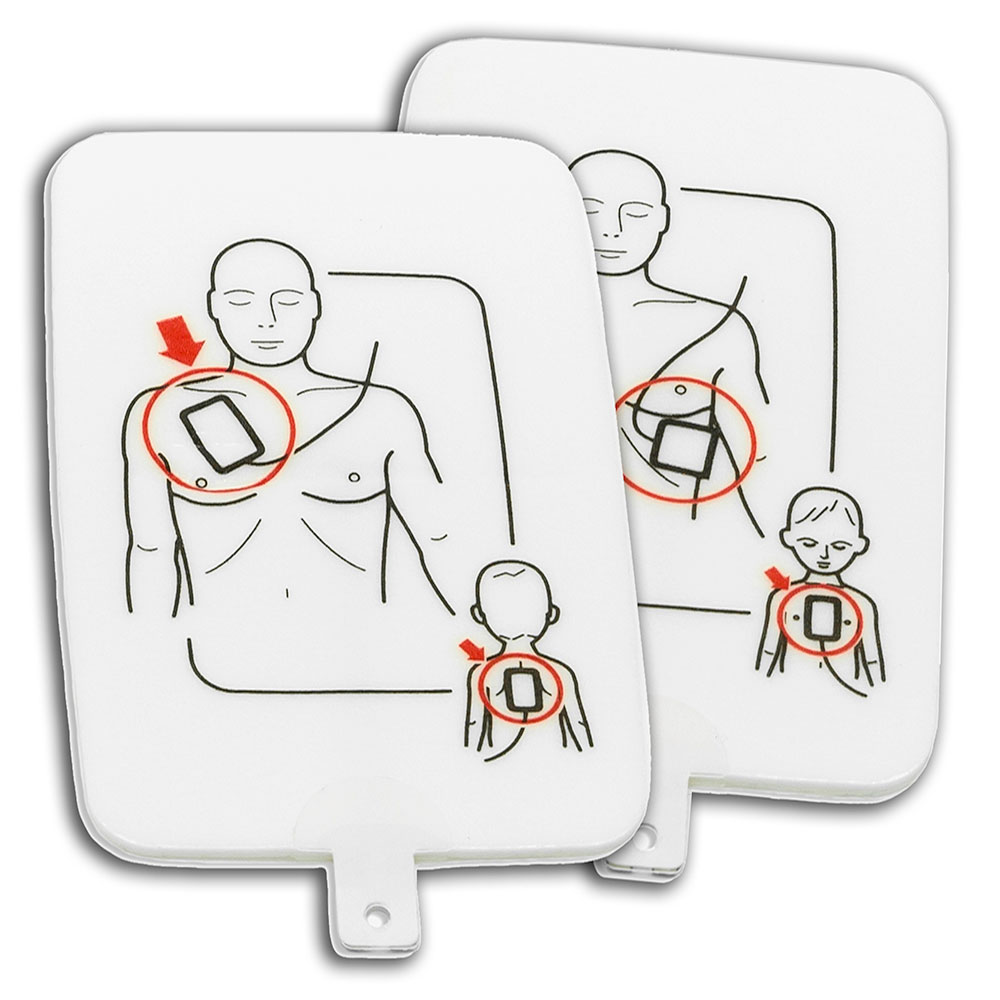 Prestan Adult/Child Replacement Training Pads (2 pads total) with Pad Sensing System
